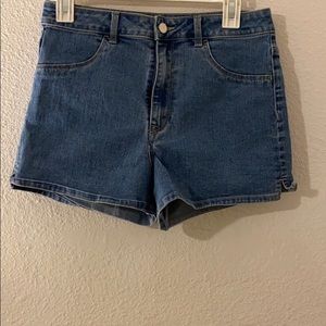 denim shorts